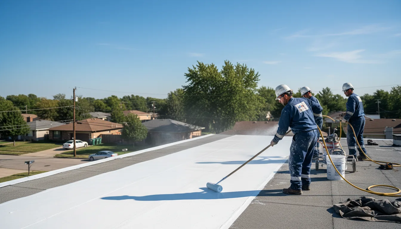 Commercial roof coating in Derby, IN near me